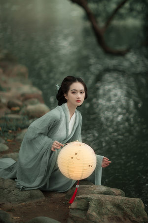 答錯一道題在菊花里放一支筆